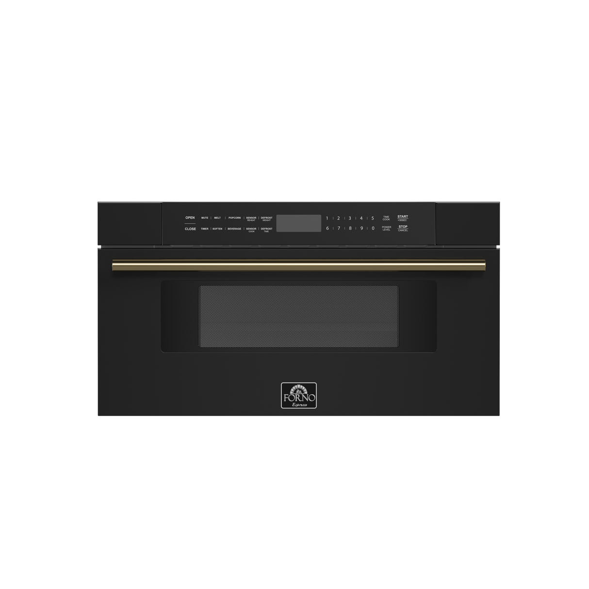 FORNO Capoliveri 30 Inch Black 1000 Watts Microwave Drawer 1.2 cu.ft.