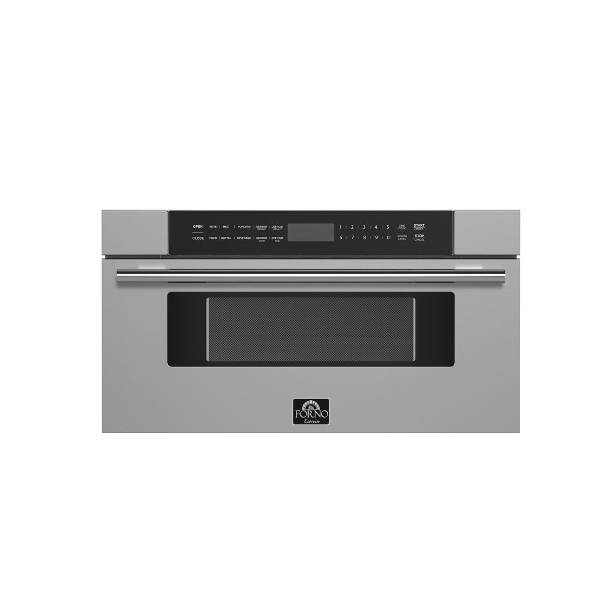FORNO Capoliveri 30 Inch Stainless-Steel 1000 Watts Microwave Drawer 1.2 cu.ft.