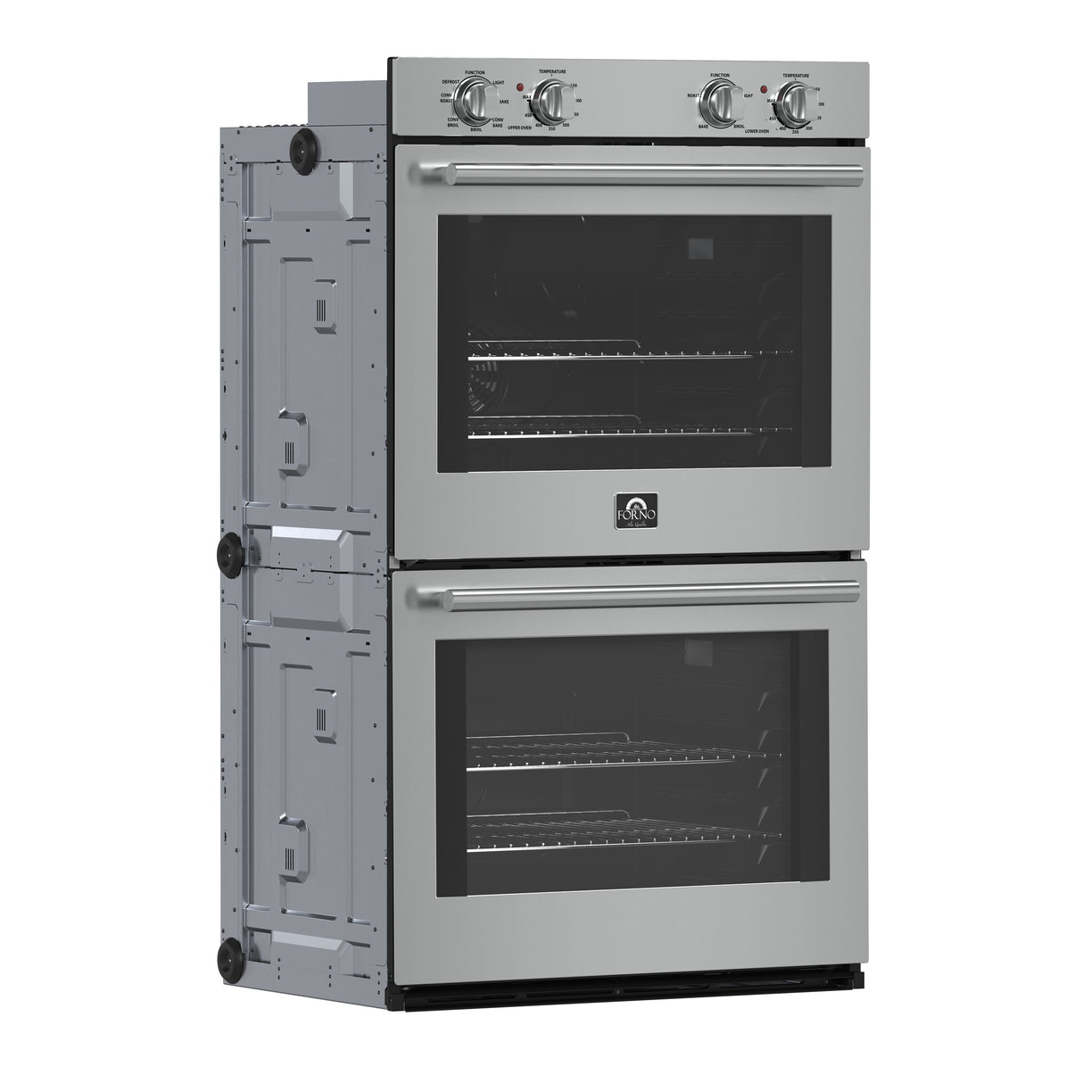 Forno Vomero Double Electric Wall Oven in Stainless-Steel, 5 cu.ft. 3550 Watts Convection Oven with Mechanical Control
