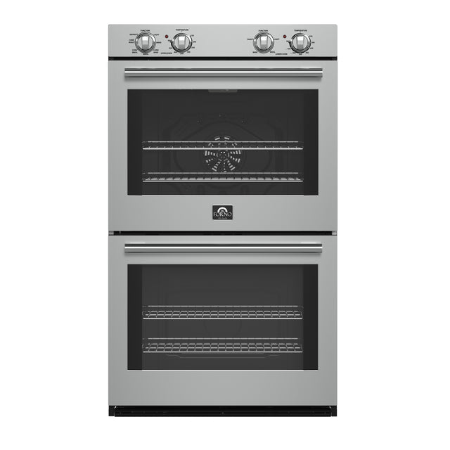 Forno Vomero Double Electric Wall Oven in Stainless-Steel, 5 cu.ft. 3550 Watts Convection Oven with Mechanical Control
