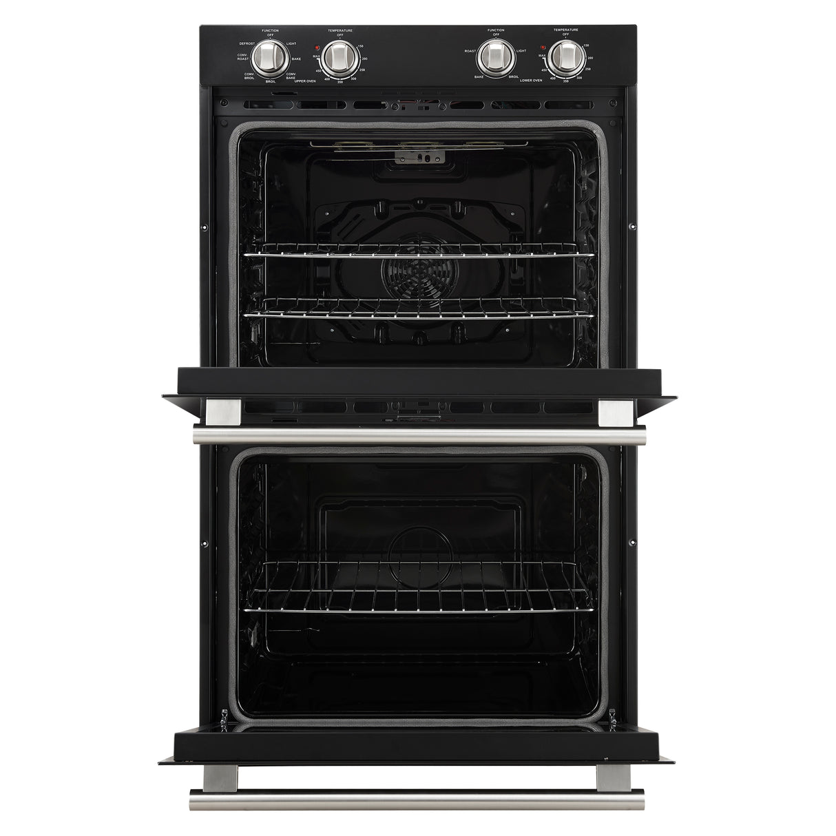 Forno Vomero 30-Inch Electric Double Wall Oven in Black