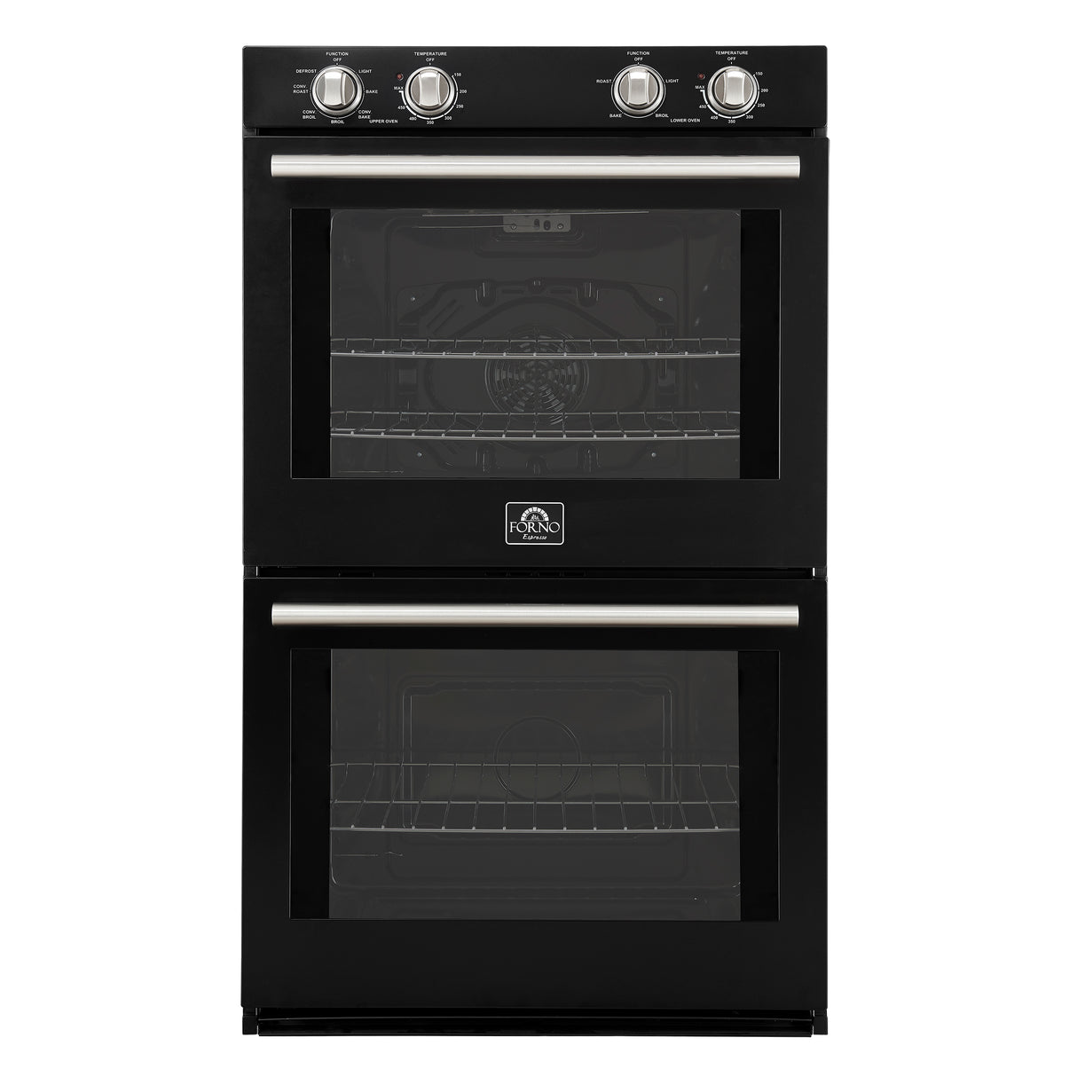 Forno Vomero 30-Inch Electric Double Wall Oven in Black
