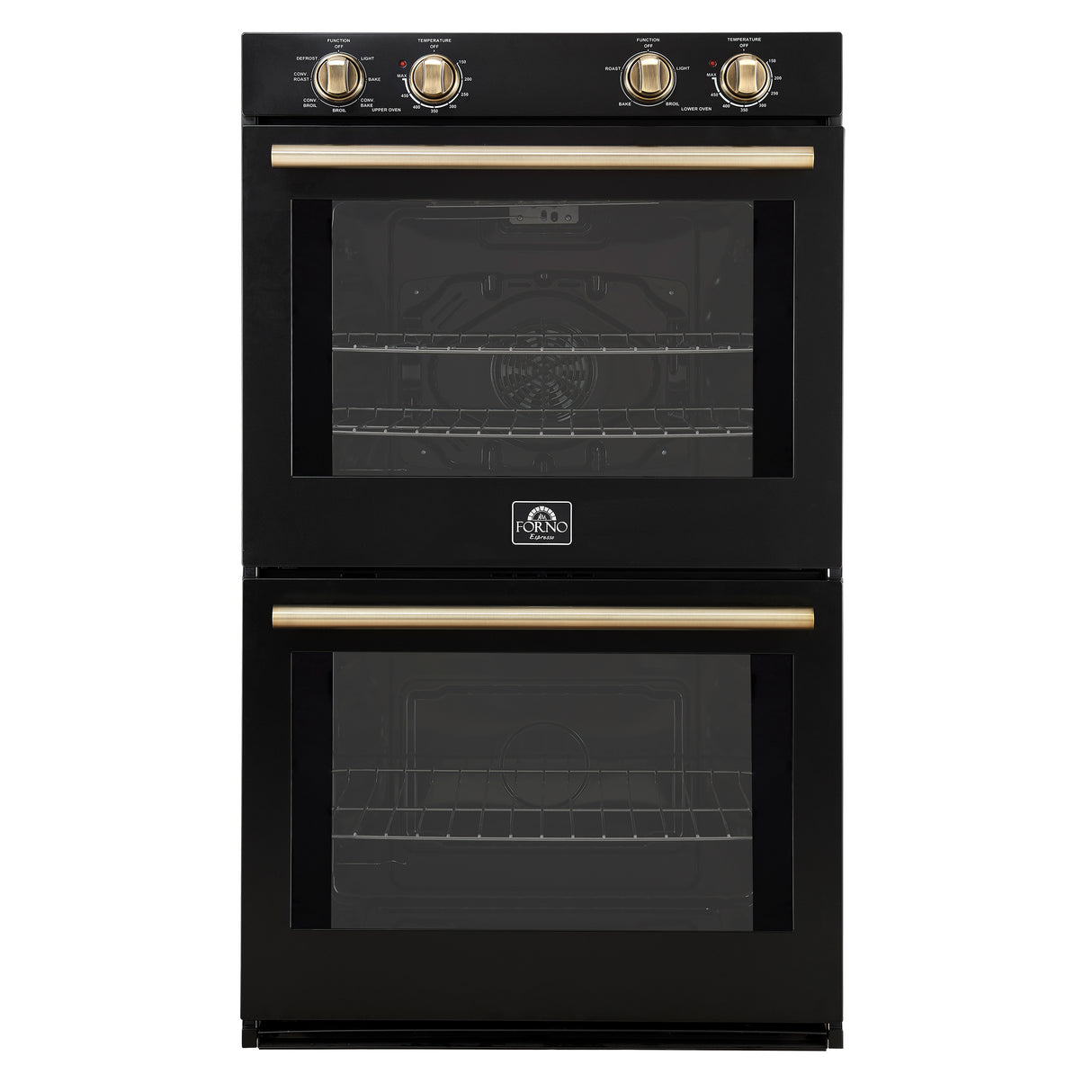 Forno Vomero 30-Inch Electric Double Wall Oven in Black